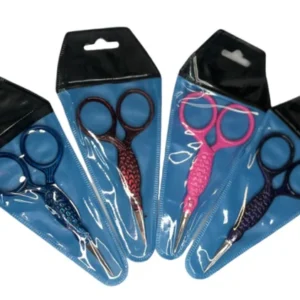 Fish Design Needlepoint Scissors pack