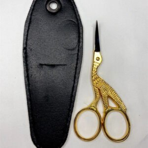 Stork Scissor  gold plated